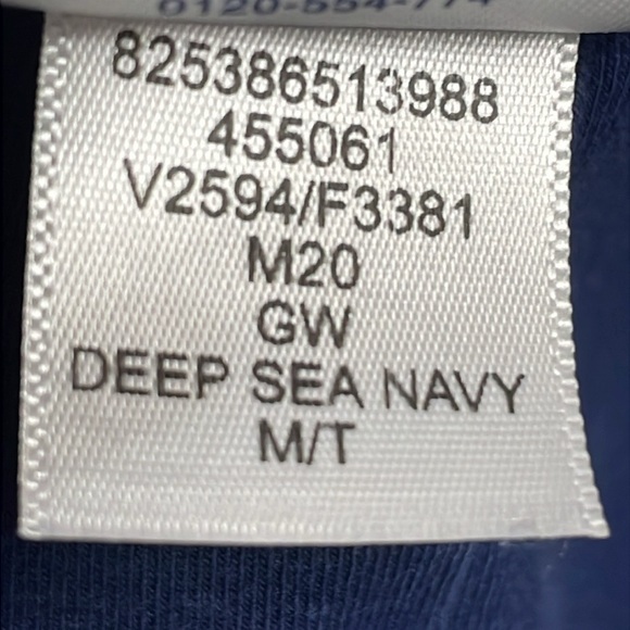 Lands’ End Starfish Mid Rise Slim Leg Pants Deep Sea Navy M/T (10-12) - Picture 15 of 16